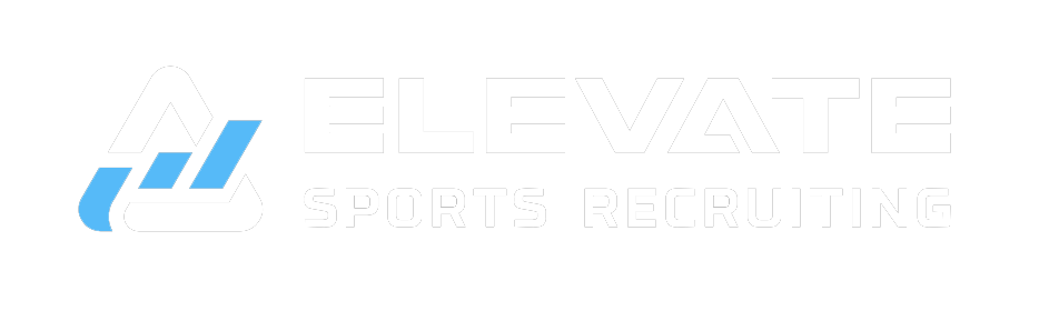 Elevate Recruits logo transparent with white text Elevate Recruits logo transparent with white text